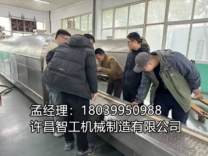 3月3日，客戶來(lái)廠試機(jī)8米電磁流水線！